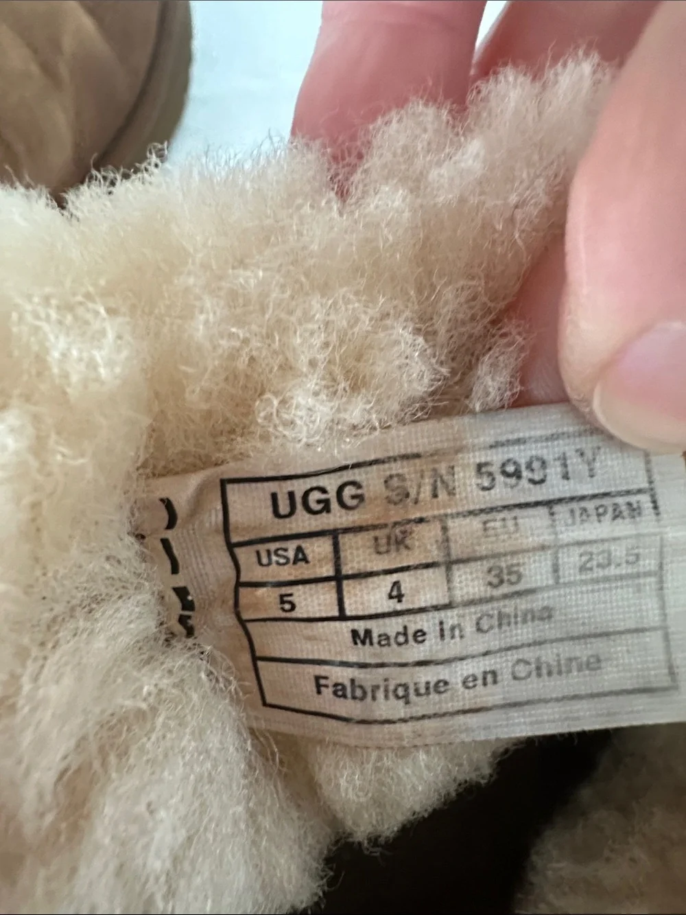UGG warm chestnut